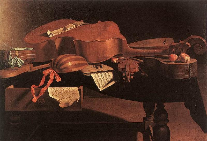 BASCHENIS, Evaristo Musical Instruments oil painting image